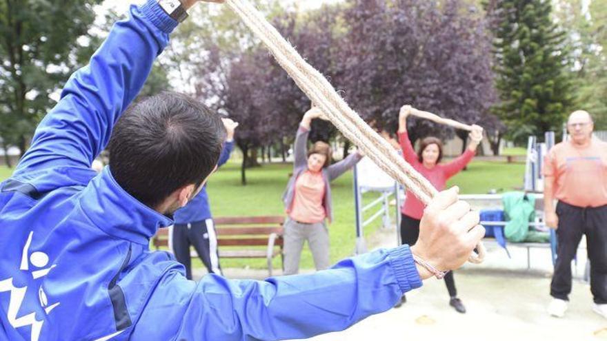La vida y el ejercicio físico salen  a los parques bilbainos