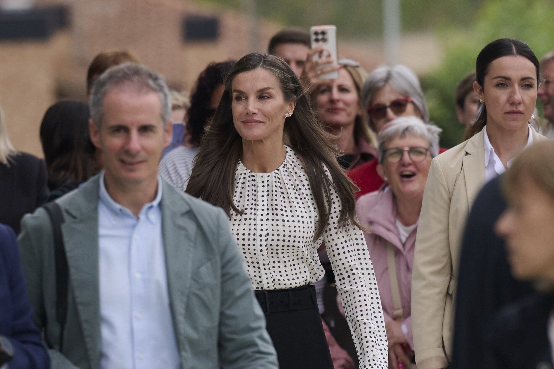 Fotos de la visita de la reina Letizia al CIP FP Lumbier IIP