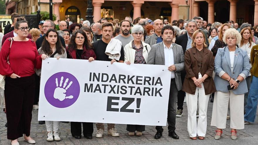 Repulsa ciudadana en Zarautz ante el crimen machista del miércoles