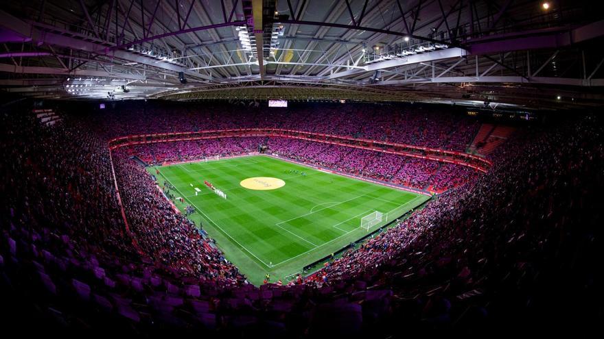 Los txapelgorris del Athletic lucirán txapelas moradas ante el Barcelona