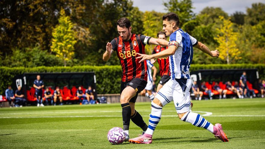 Barrenetxea salva el empate en el último minuto del primer test del día ante el Bournemouth