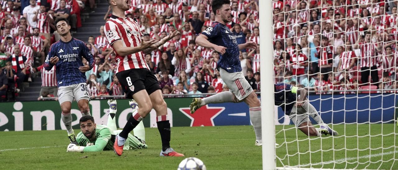 El Athletic-Arsenal, en imágenes