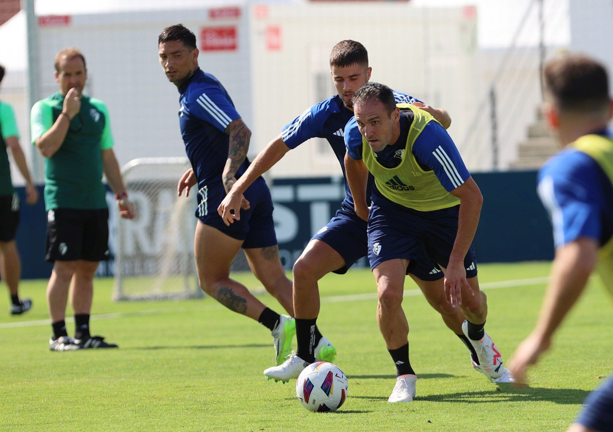 Fotos del entrenamiento de Osasuna en Tajonar de este lunes 24 de julio