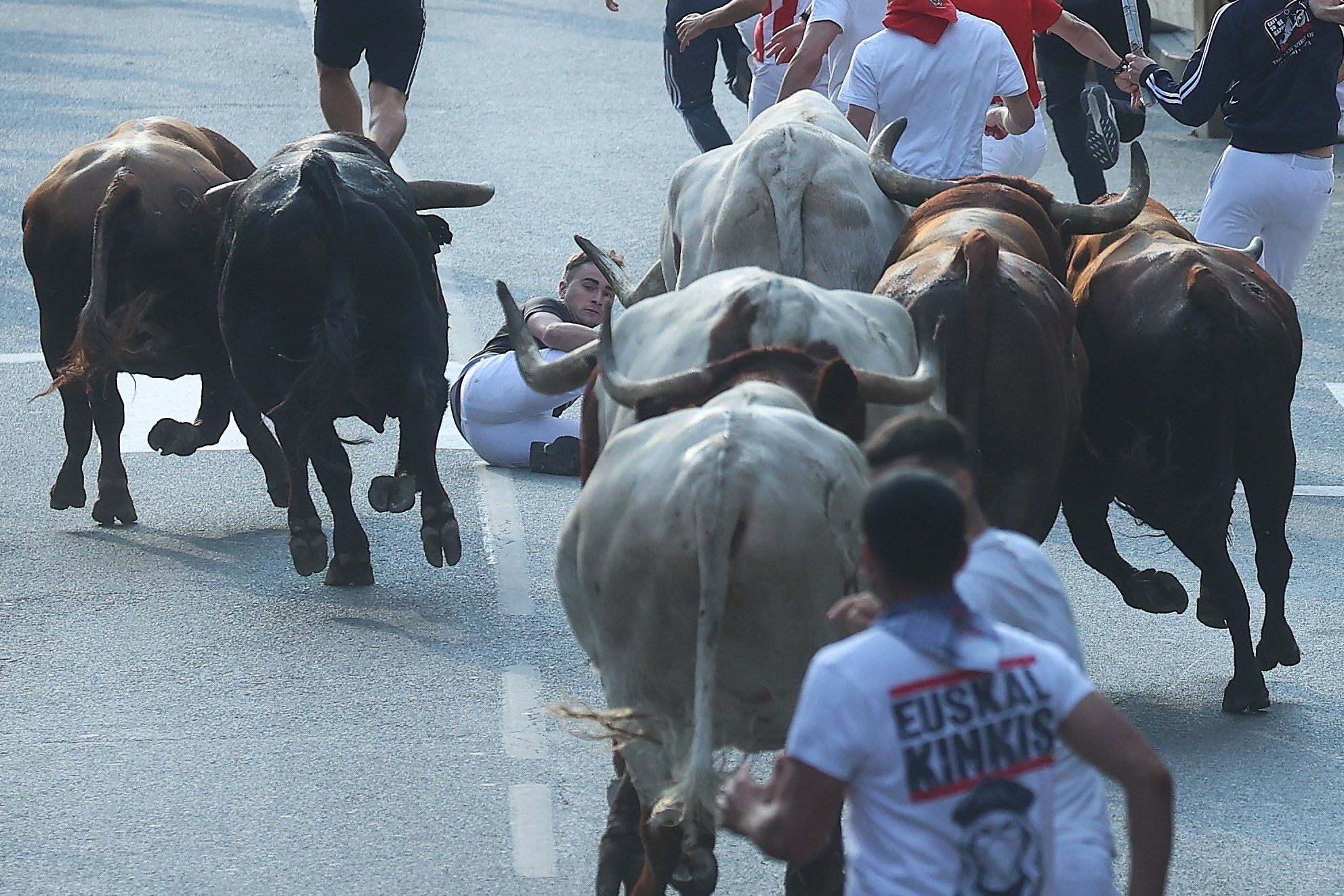 Fotos del quinto encierro de las fiestas de Tafalla 2025
