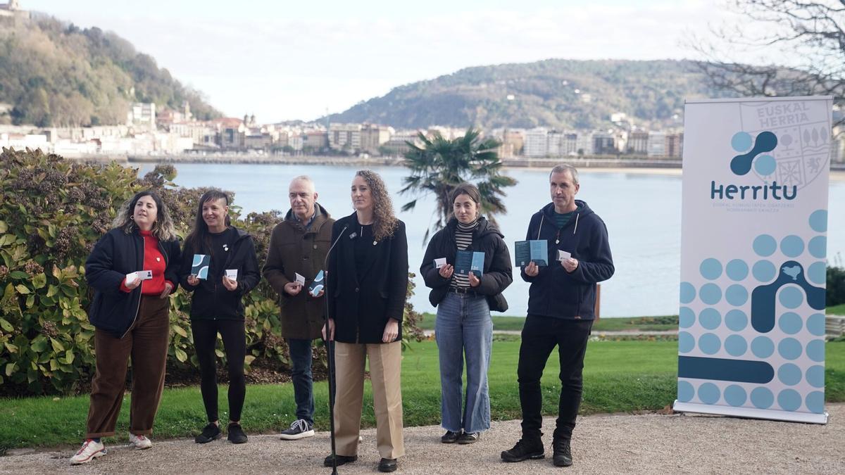 Presentación de &#039;Herritu&#039;, este martes en Donostia.