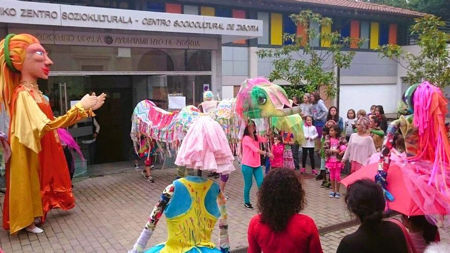 Zigoitia sucumbe a la fiesta esta semana de mano de Eguzki Mari