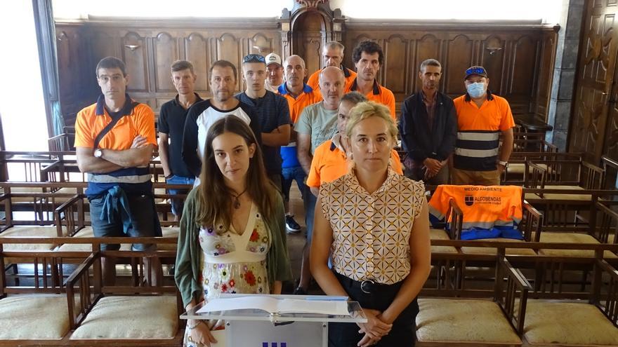 Arrasate: EH Bildu y Podemos exigen que se respeten los derechos de los jardineros en huelga