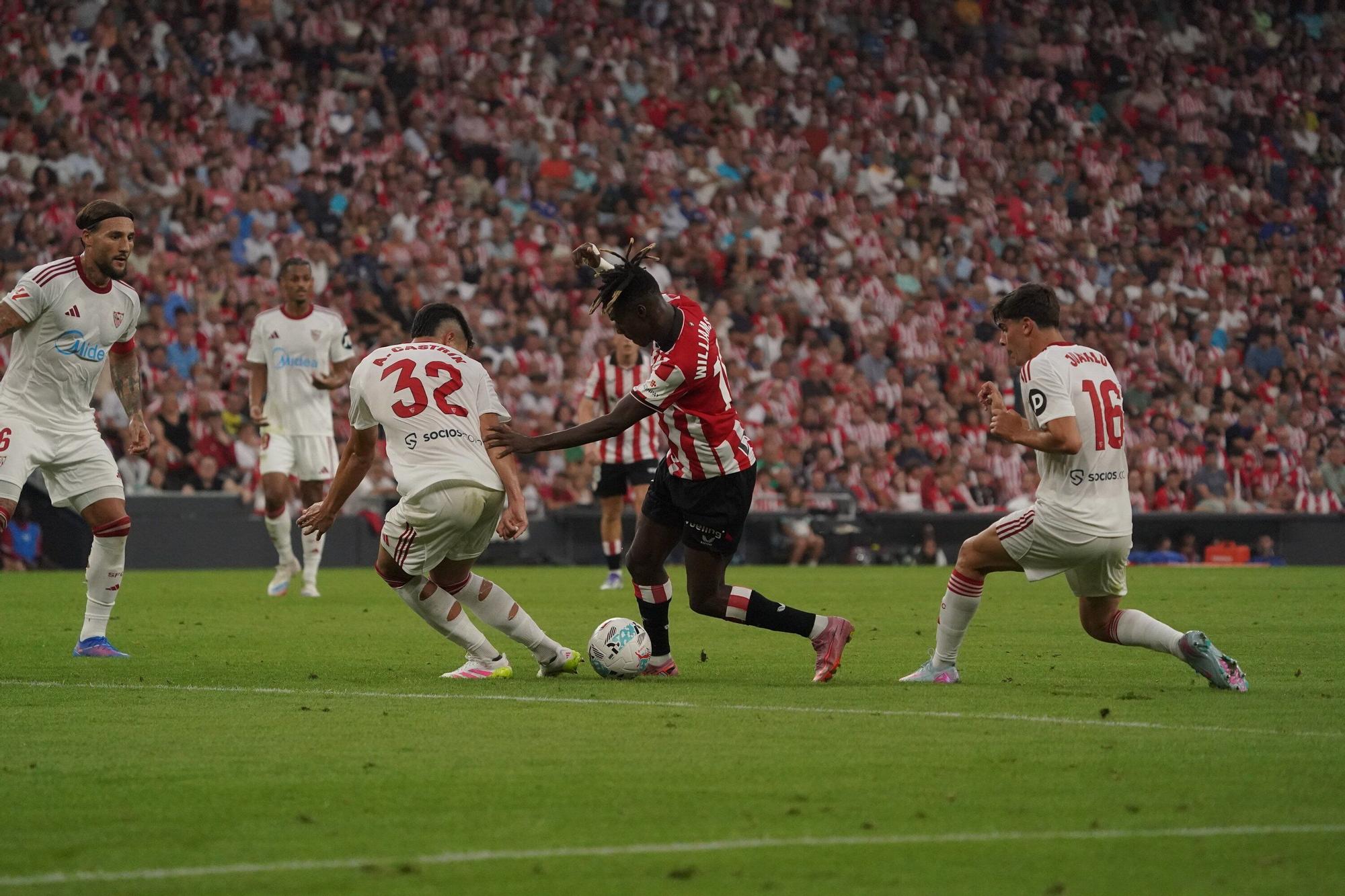 El Athletic-Sevilla, en imágenes