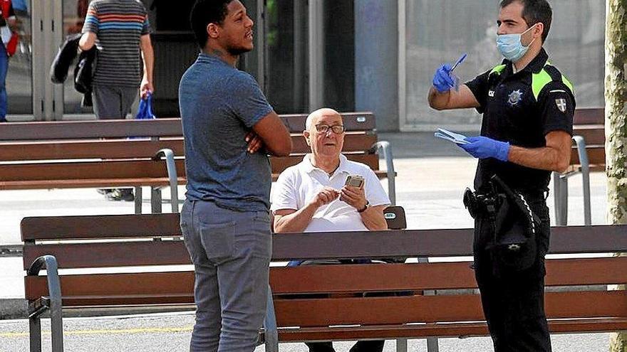 Eibar supera las mil sanciones desde que empezó la pandemia