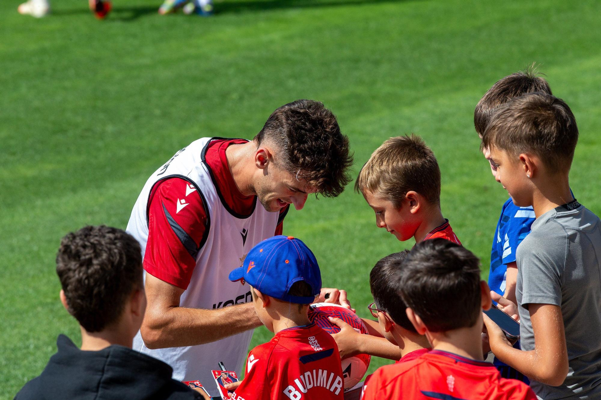 Fotos del entrenamiento de Osasuna en Tajonar del lunes 4 de agosto