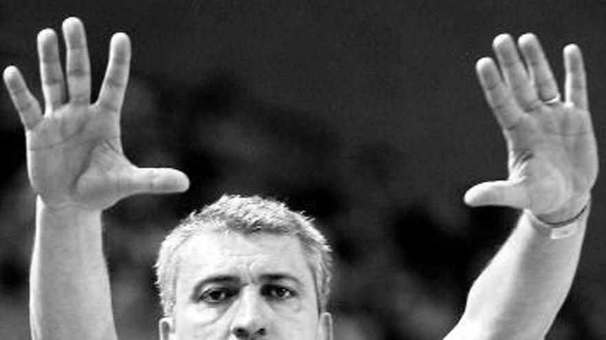 Chechu Villaldea, en un partido de la temporada pasada.