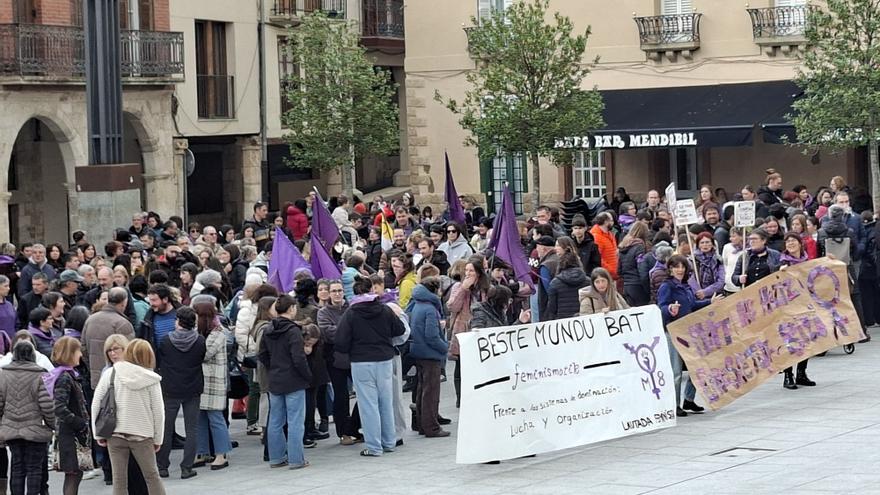 En imágenes: 8M en Agurain