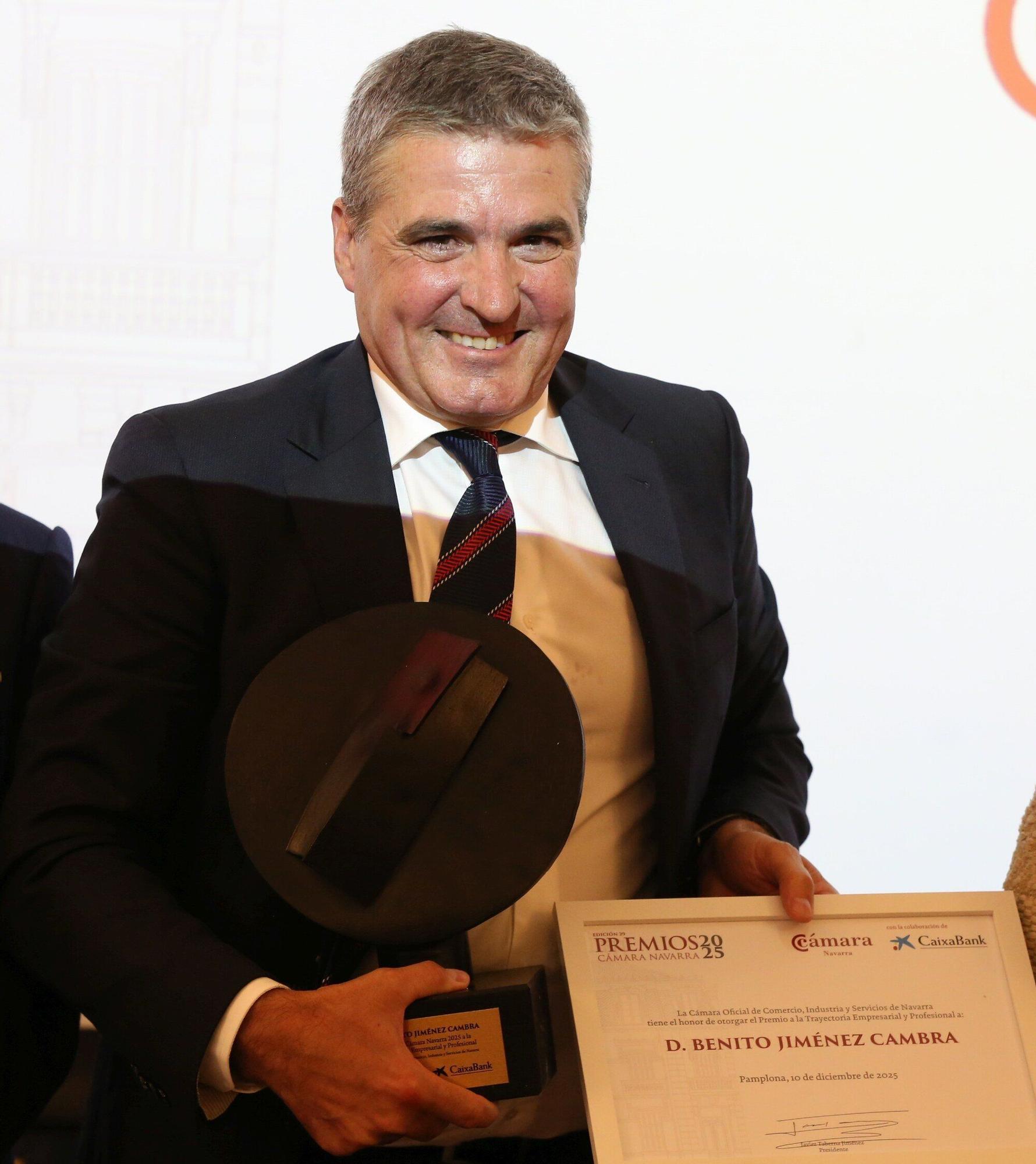 Fotos de la entrega de los Premios Cámara Navarra 2025