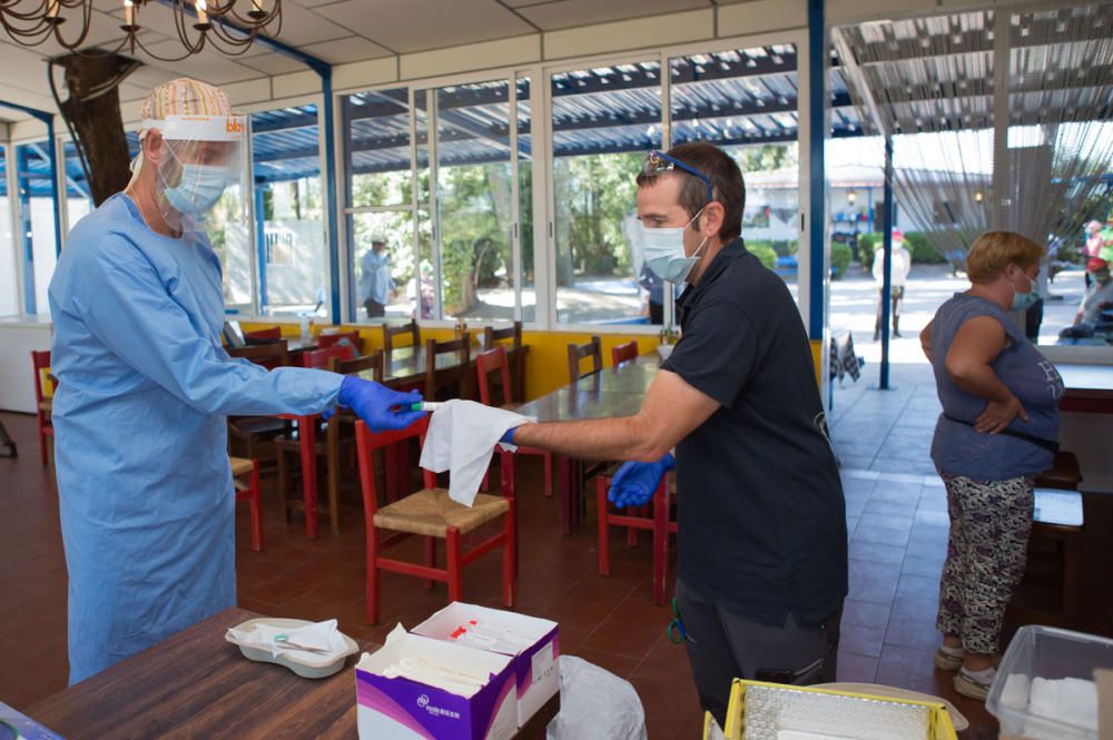 Pruebas PCR a temporeras en Tudela