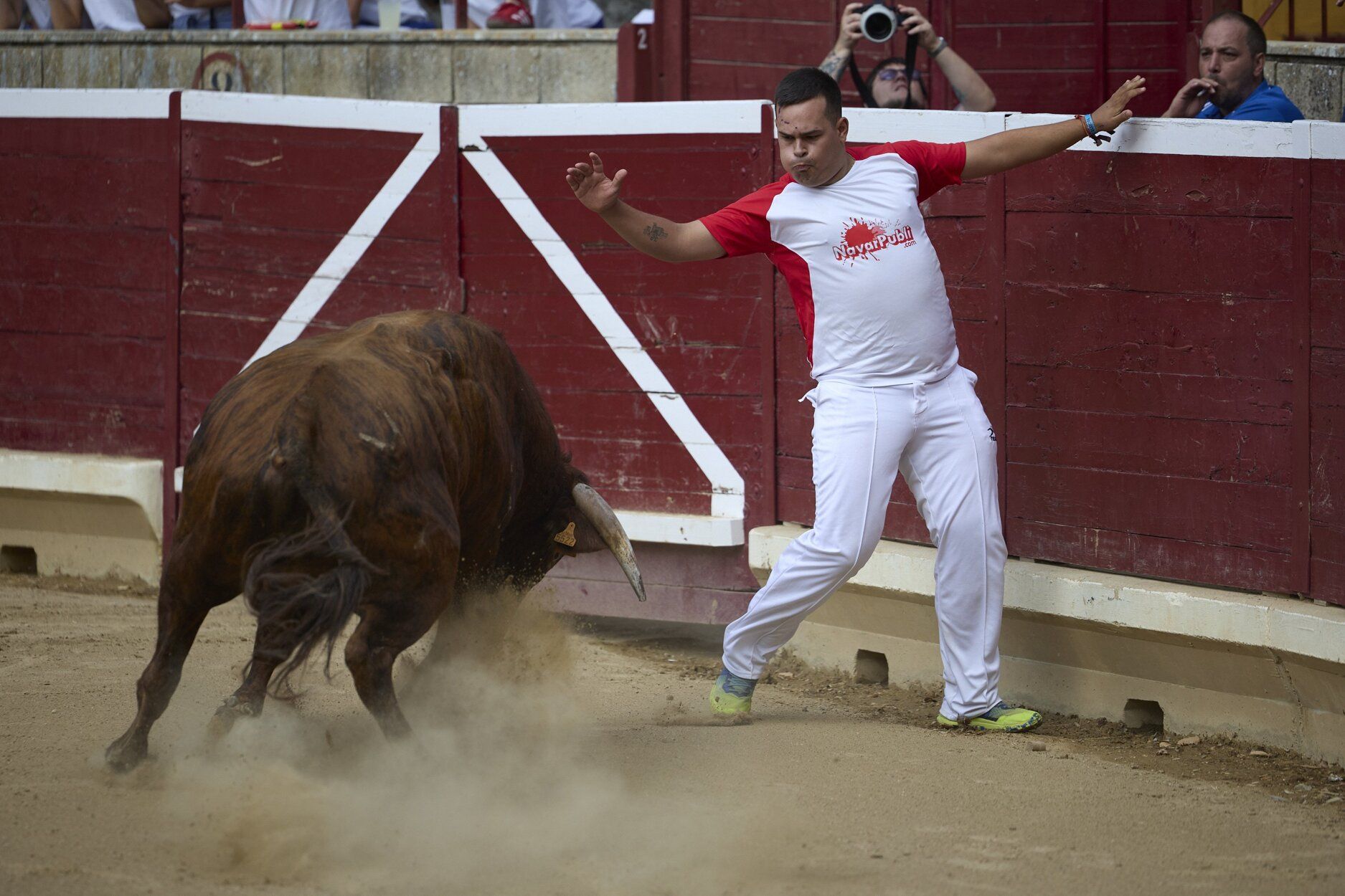 Fotos del concurso de recortadores de fiestas de Tafalla
