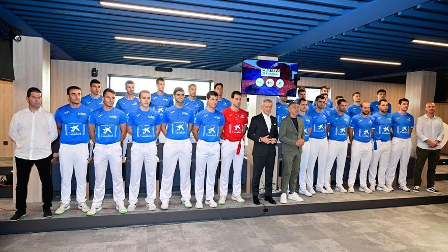 En imágenes: Presentación del Masters CaixaBank de pelota a mano profesional en Bilbao.