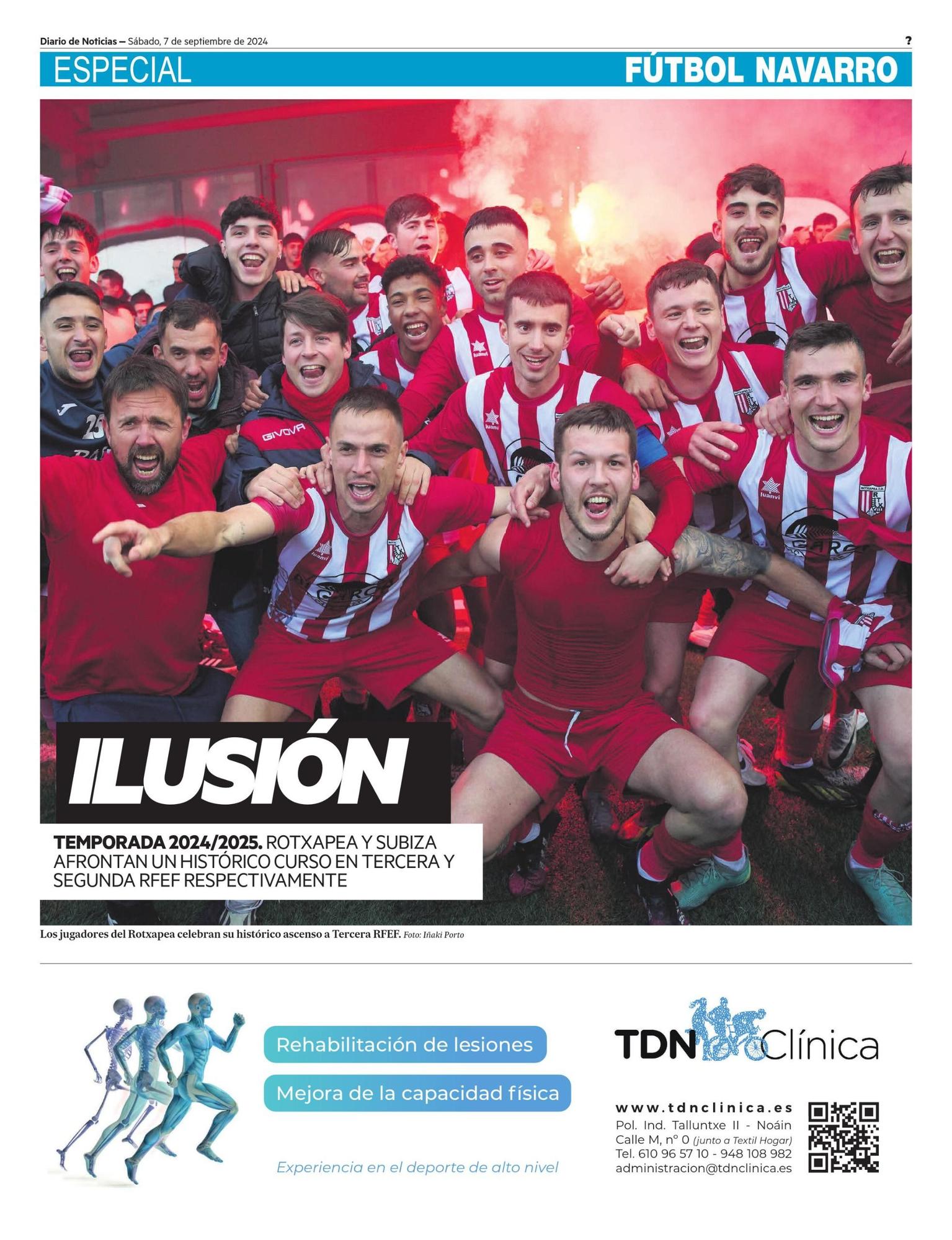 Imagen del suplemento de Diario de Noticias de este sábado.