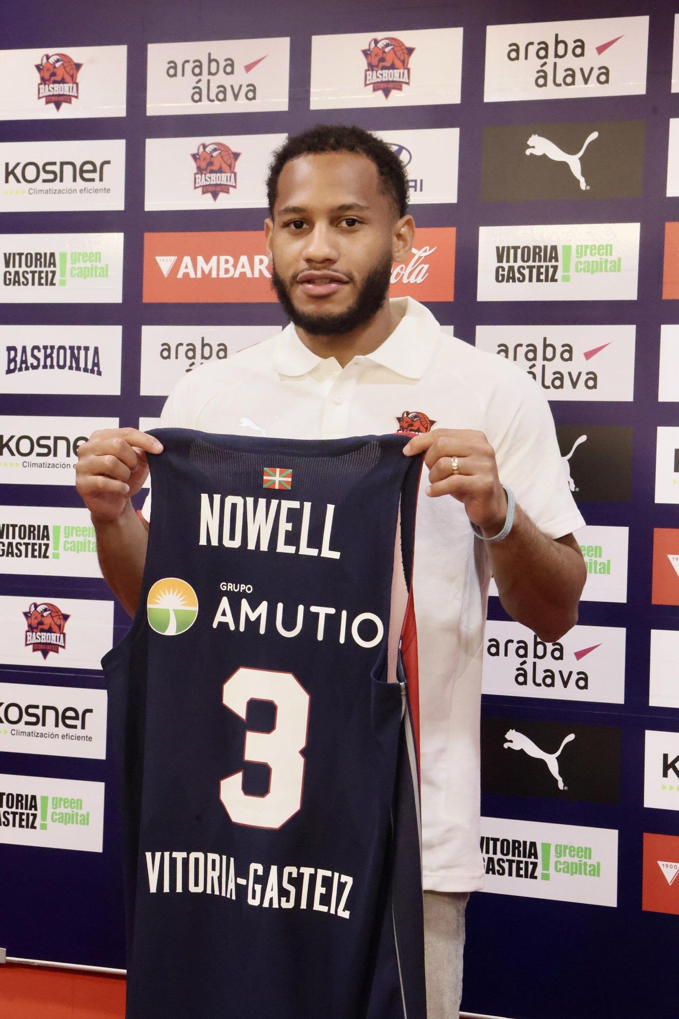 En imágenes: Presentación de Markquis Nowell como nuevo jugador del Baskonia