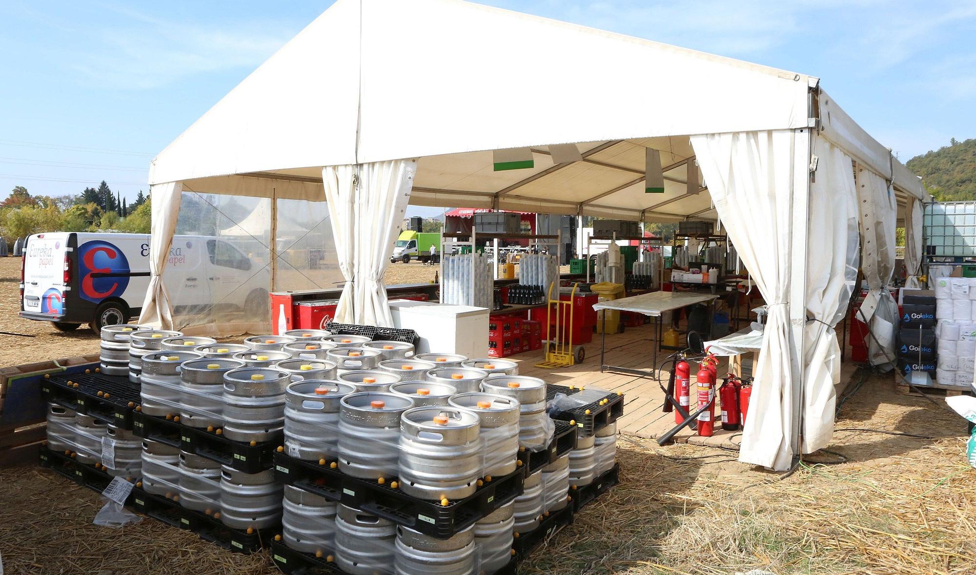 FOTOS | Preparativos del Nafarroa Oinez 2025 en Villava - Atarrabia
