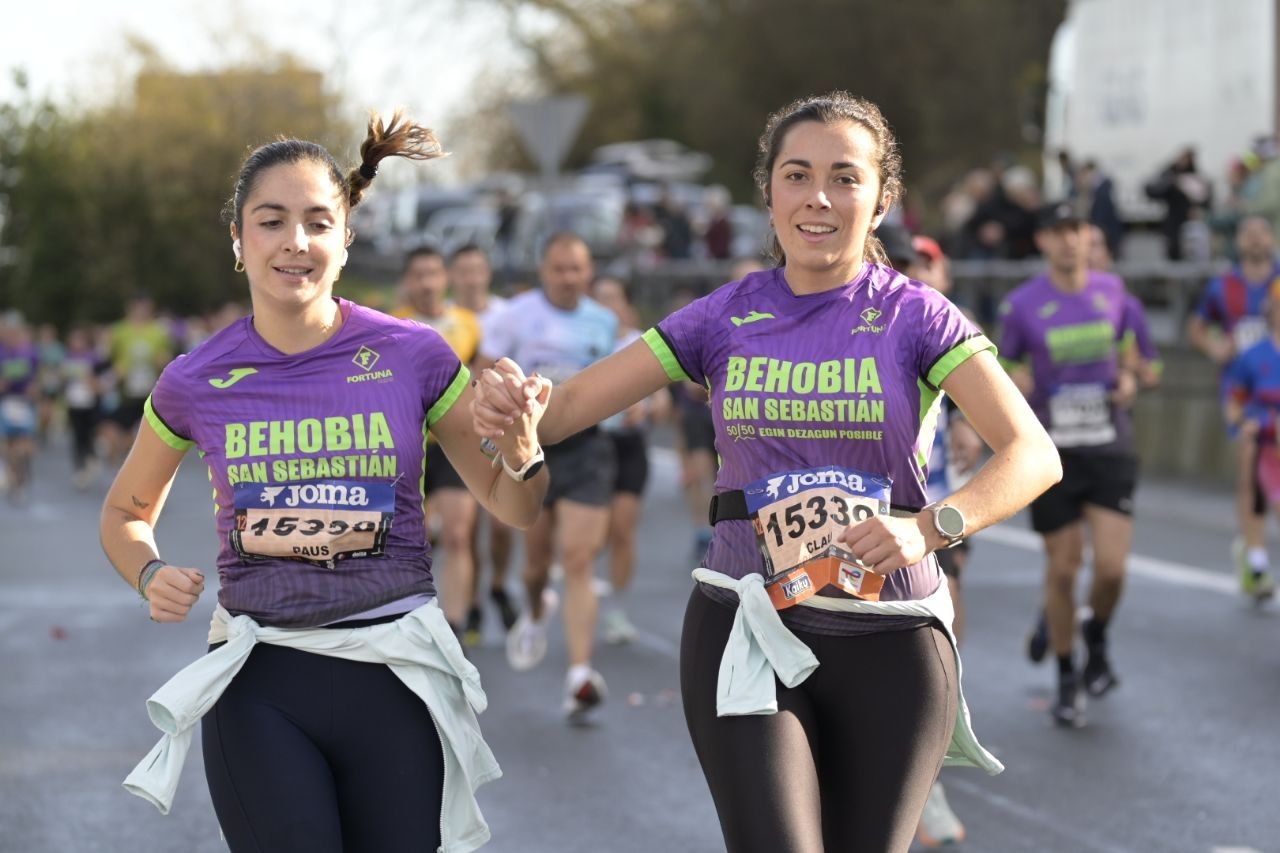 La Behobia, a su paso por Gaintxurizketa