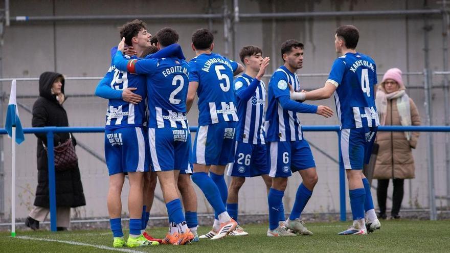 El Alavés B mantiene su línea ascendente