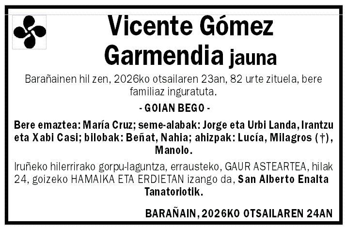 Vicente Gómez Garmendia