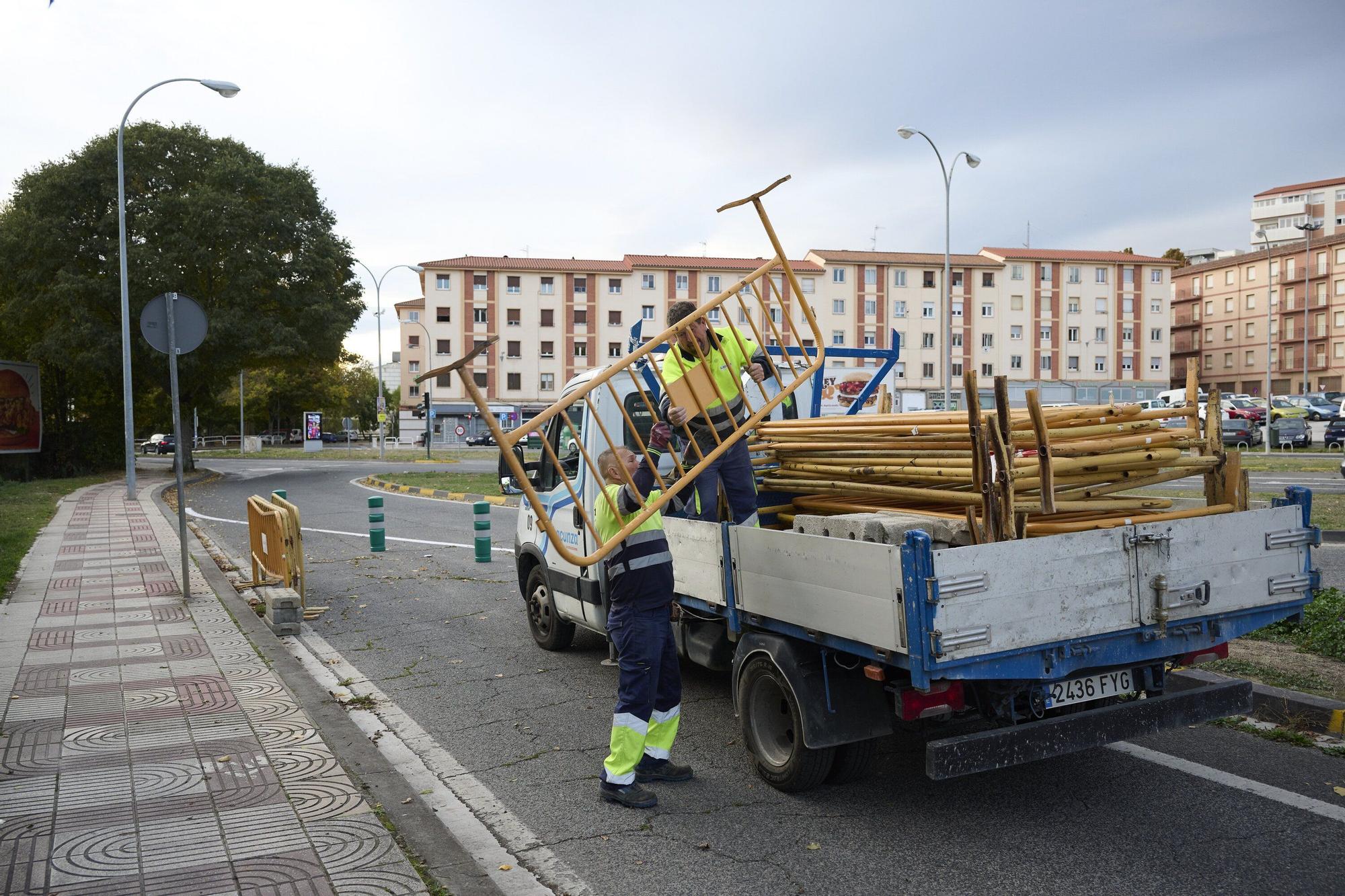 Reapertura de la carretera de la Universidad de Navarra