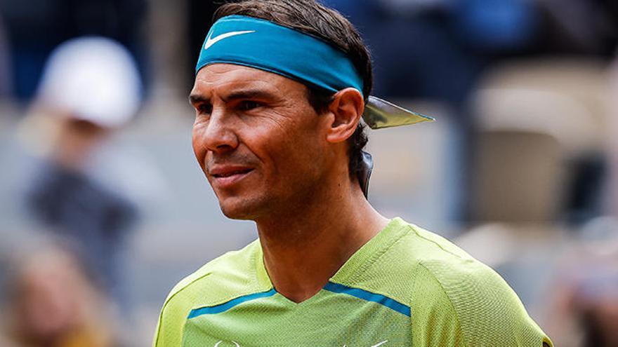 Nadal durante su último partido en Roland Garros.