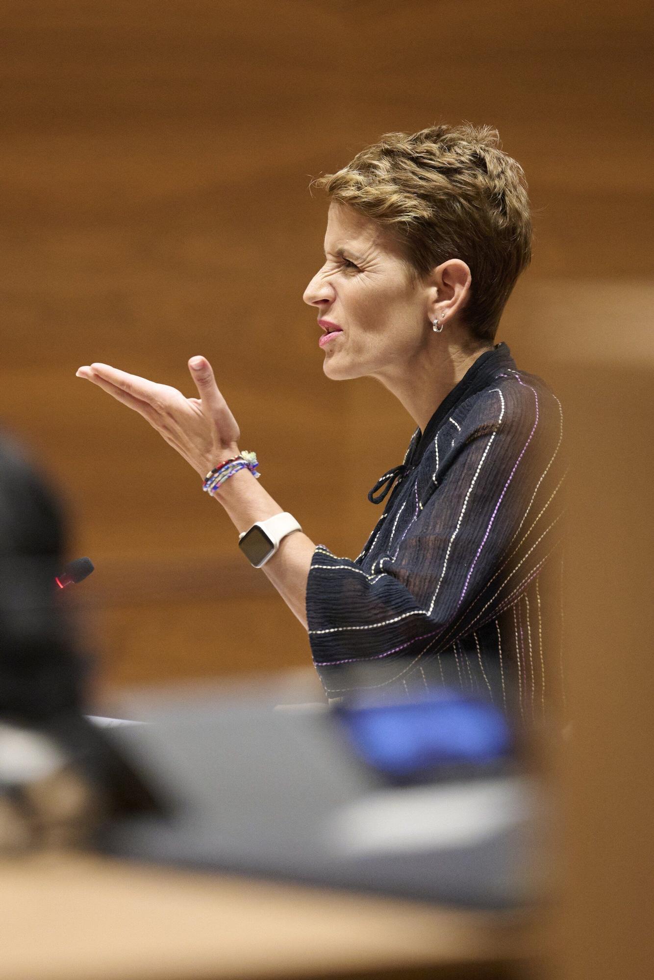 Fotos del pleno del Parlamento de Navarra (primero del curso 2025-26)