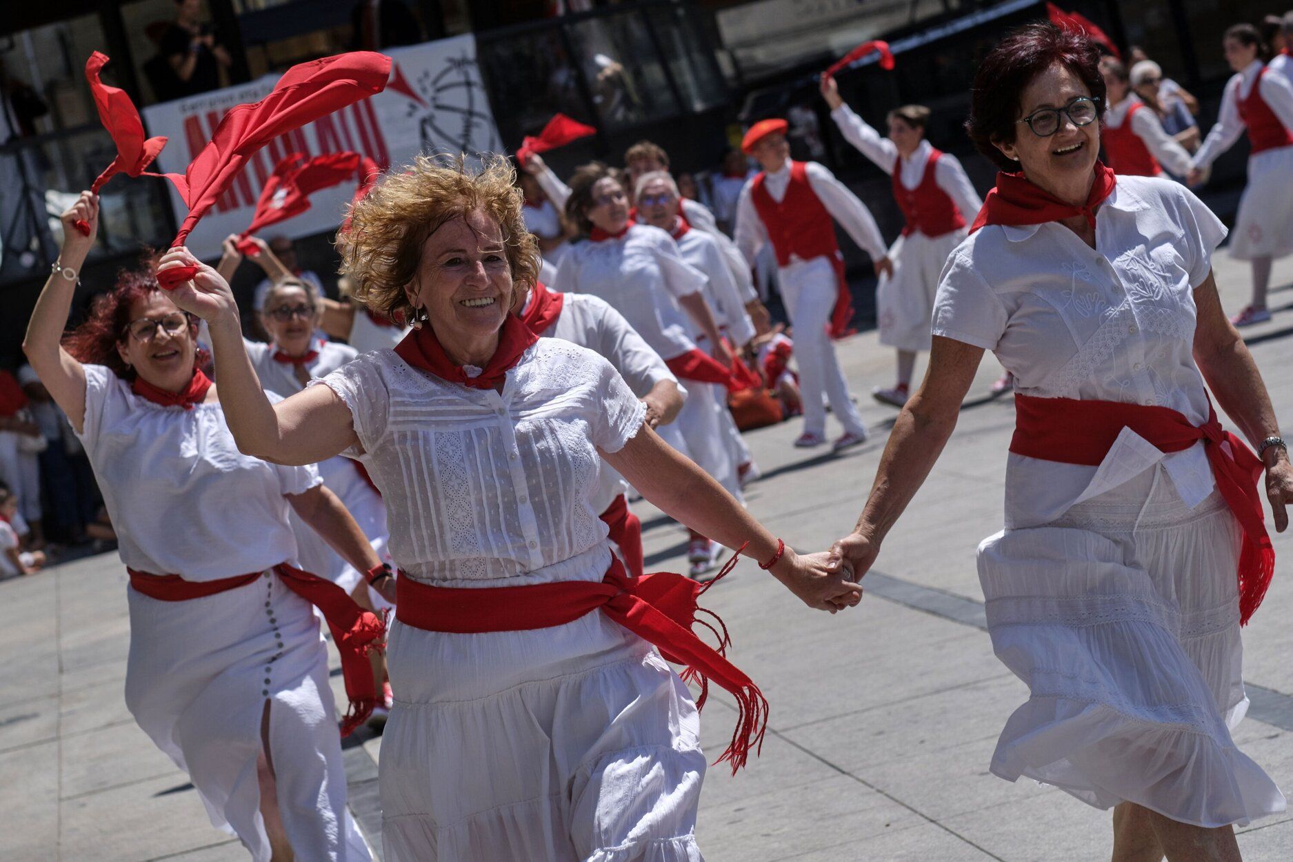 Fotos del inicio de las fiestas de Estella-Lizarra