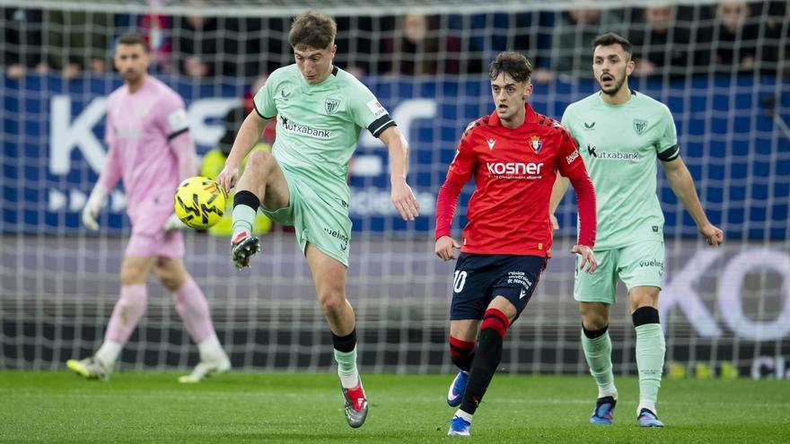 El Osasuna-Athletic, en imágenes