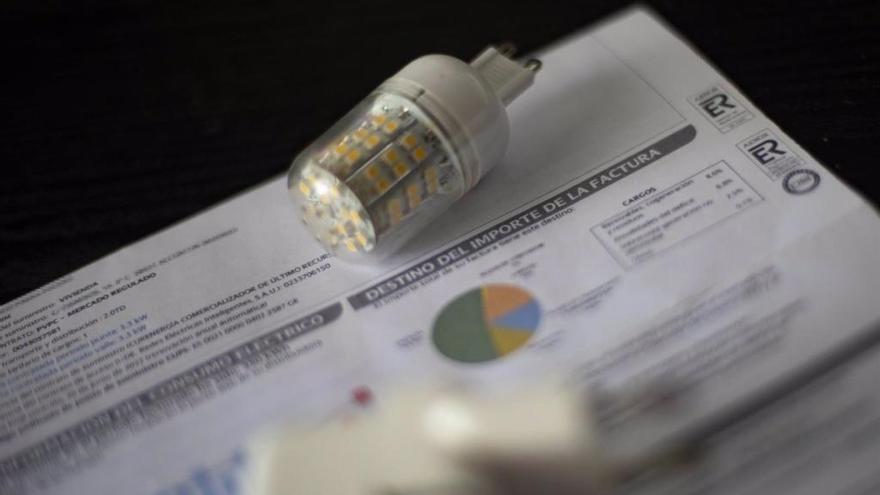 El precio de la luz baja este sábado un 5,64% y cae por debajo de los 200 euros/MWh
