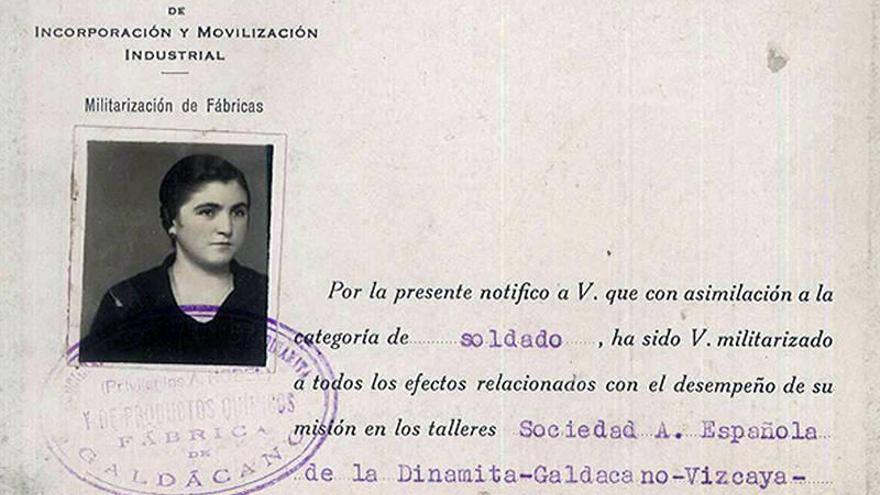 El documento entregado por una familia del municipio.Foto: DEIA