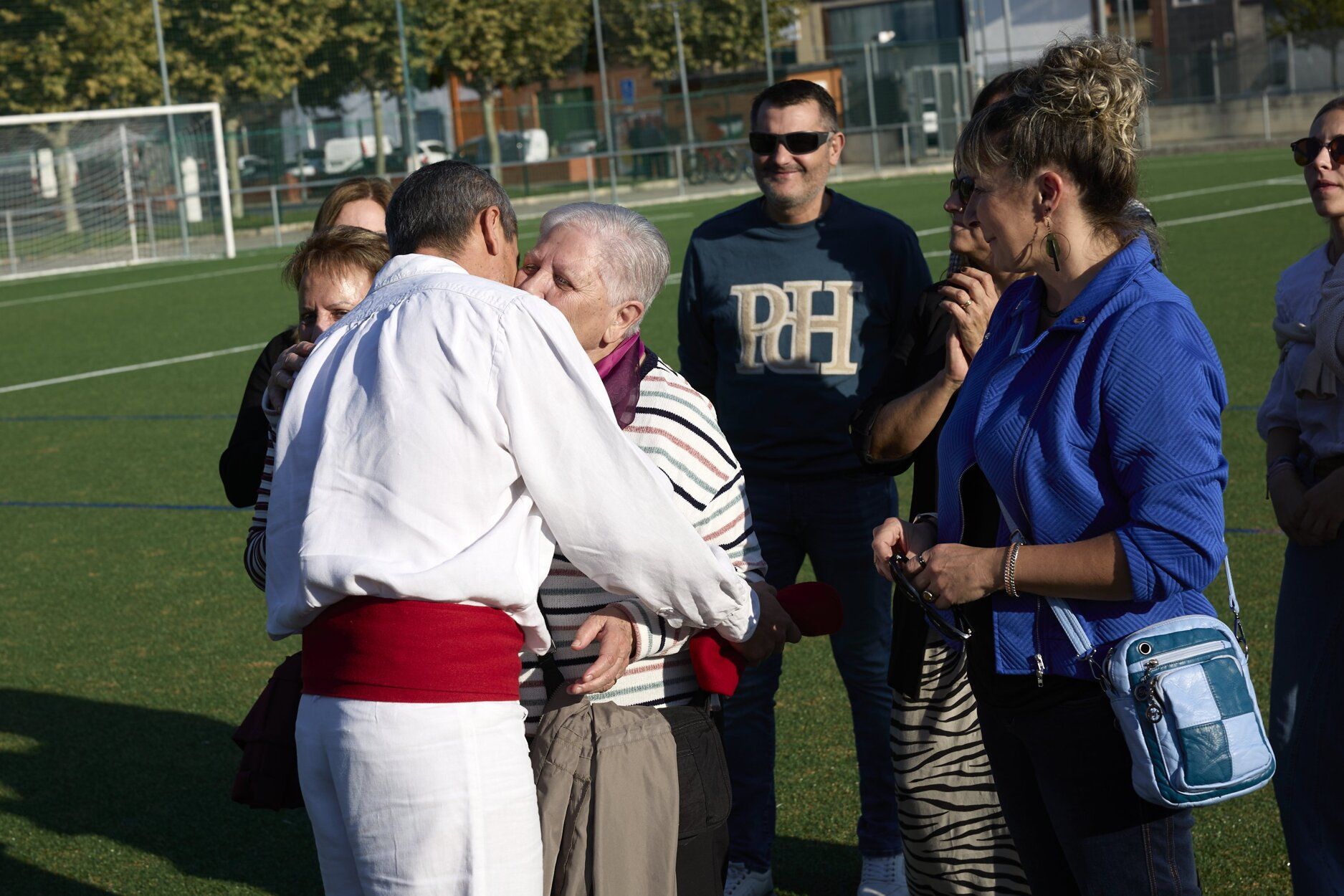 Fotos de la inauguración del campo de fútbol de Berriozar