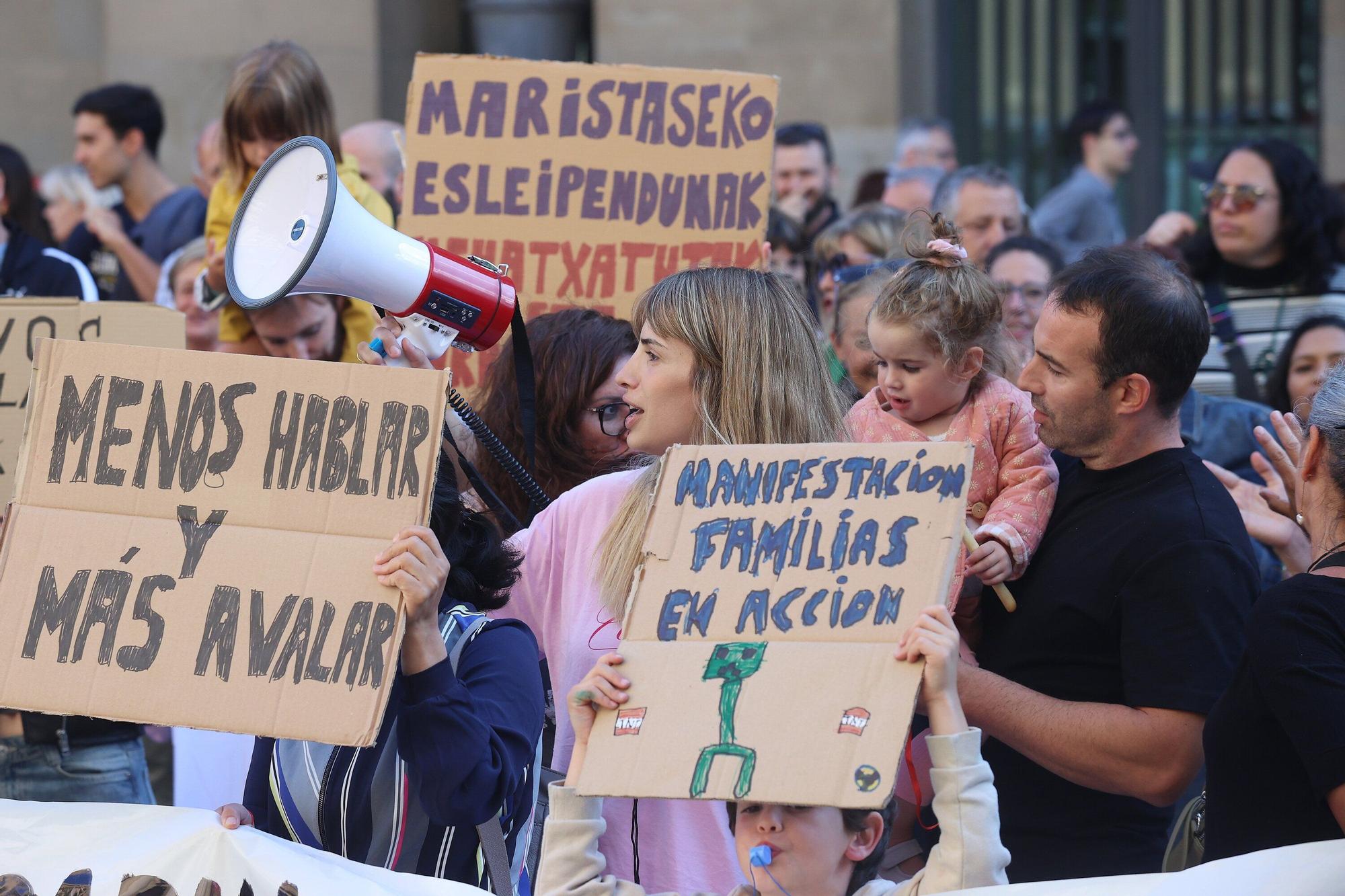 Concentración de familias afectadas por los pisos de Maristas
