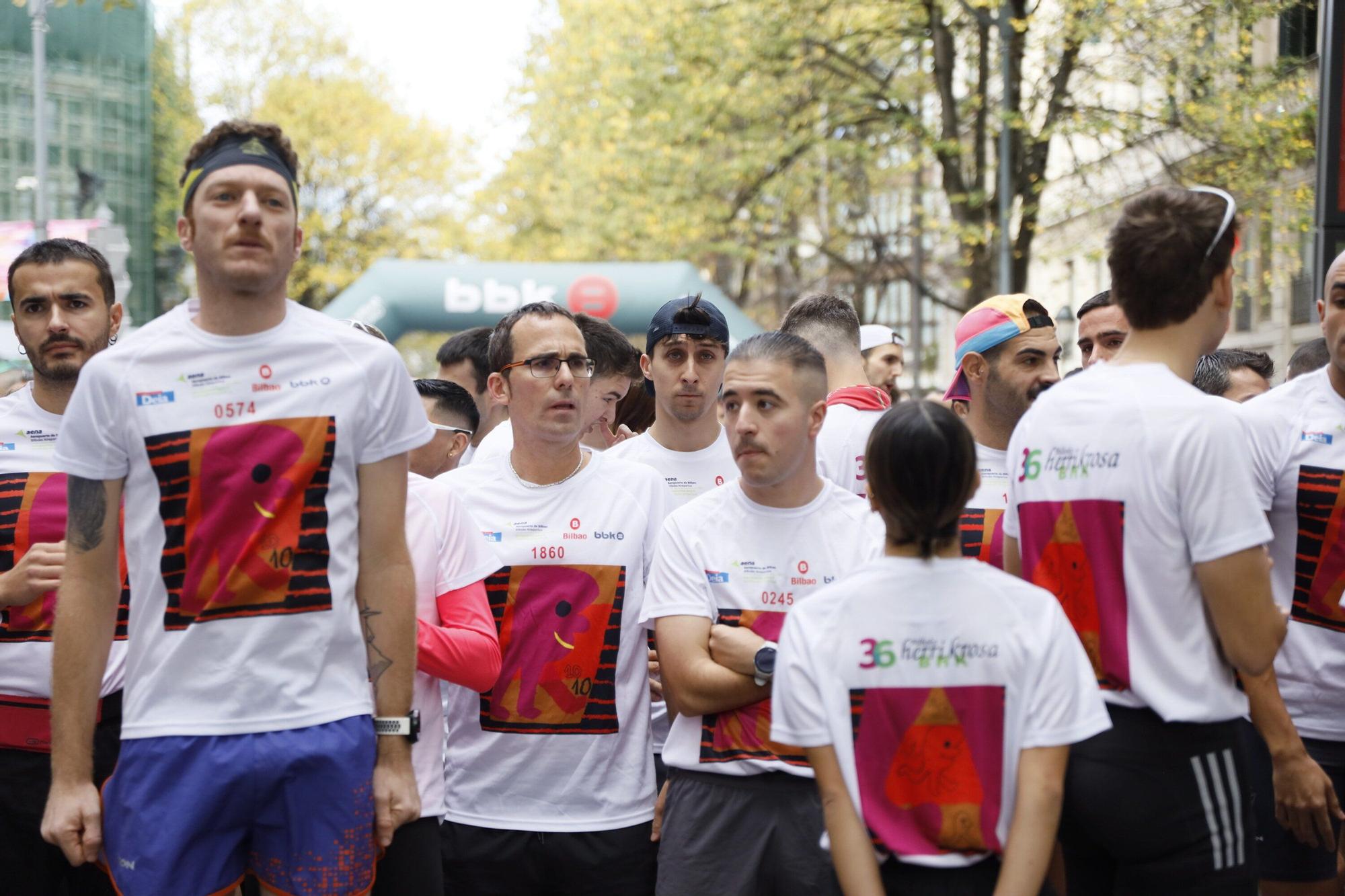 En imágenes: la Herri Krosa calienta motores en Bilbao