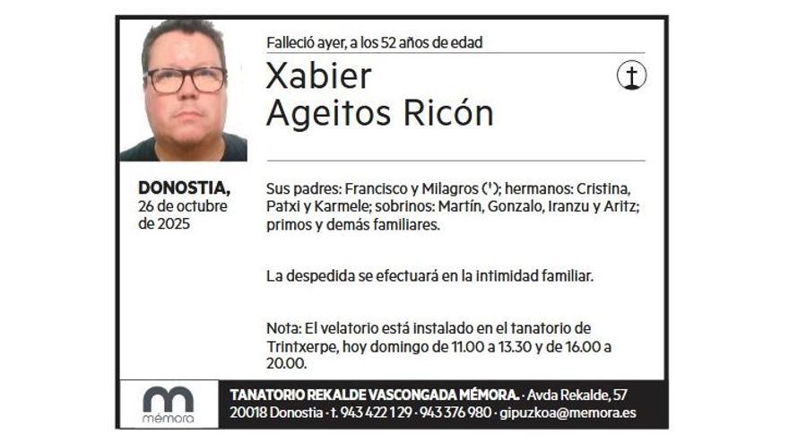 XABIER AGEITOS RICON