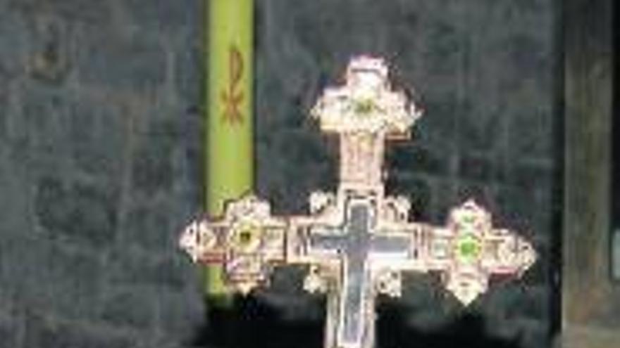 La efigie de San Miguel.