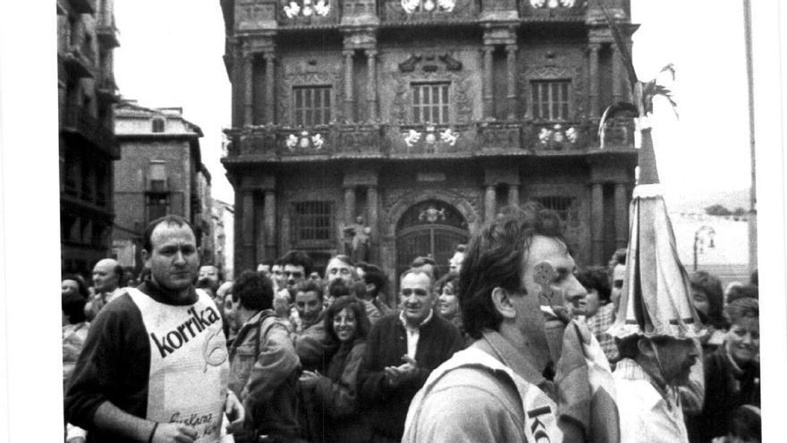La Korrika que ha recorrido Navarra a lo largo de los años