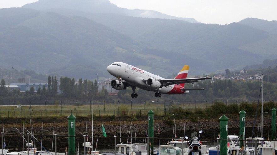 Los pasajeros en el aeropuerto de Hondarribia crecen un 415% en enero