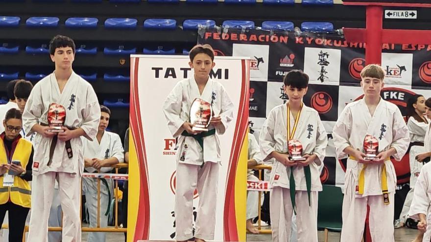 Ibai González, campeón de España de karate shinkyokushin
