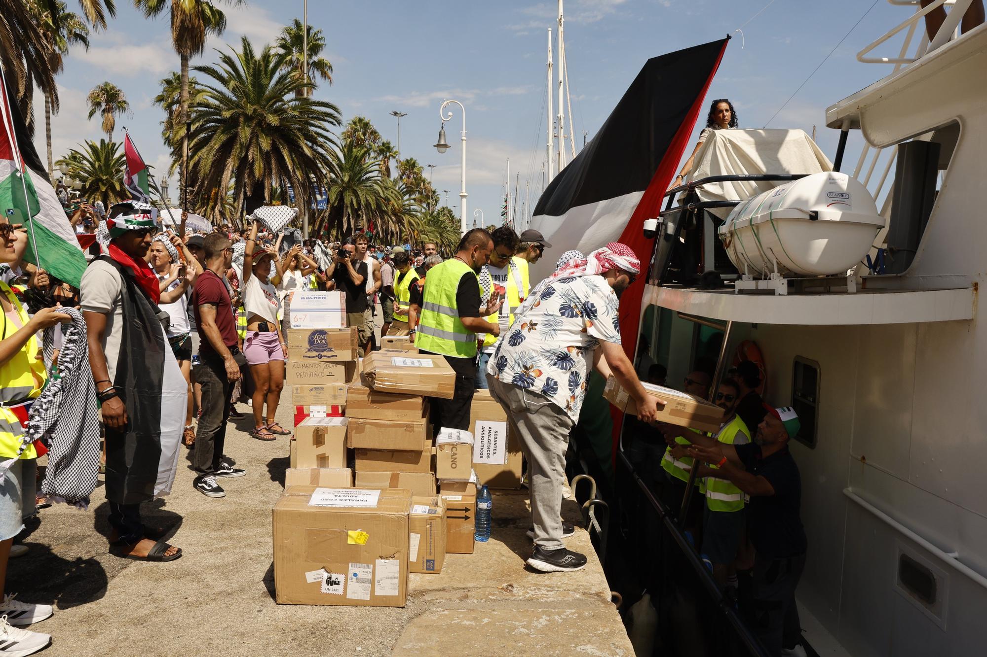 Fotos: La flotilla Global Sumud zarpa rumbo a Gaza