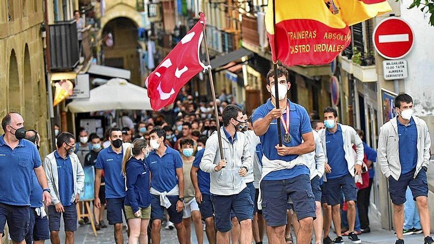 Recibimiento en el Ayuntamiento de Getaria