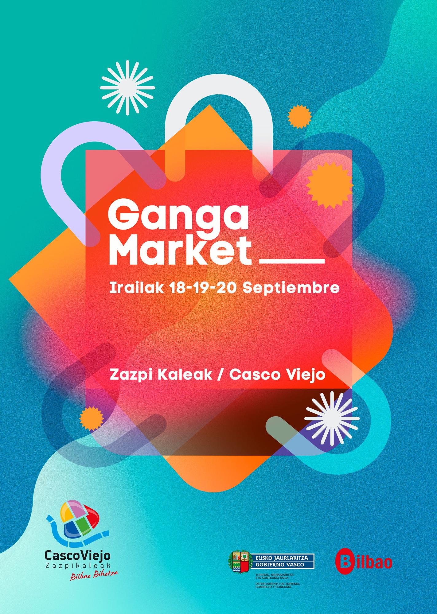 Cartel de la 42 edición del Ganga Market.