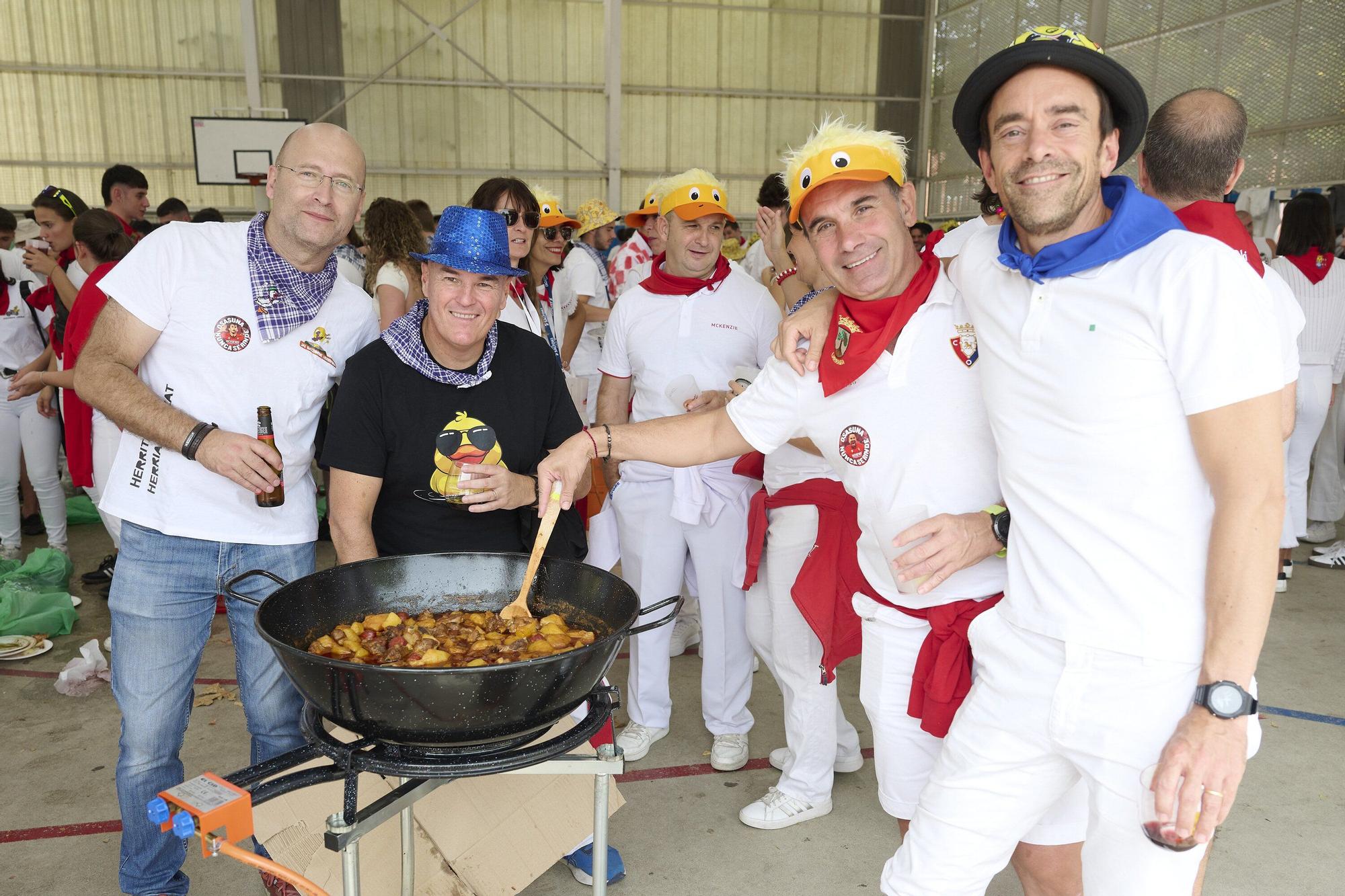 Fotos de la comida del pato en Zizur