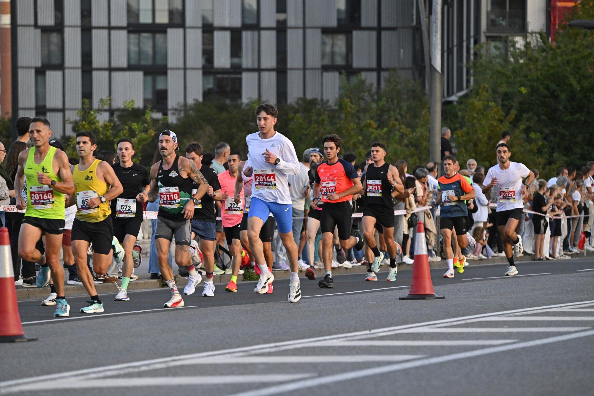 El Bilbao Night Marathon, en imágenes