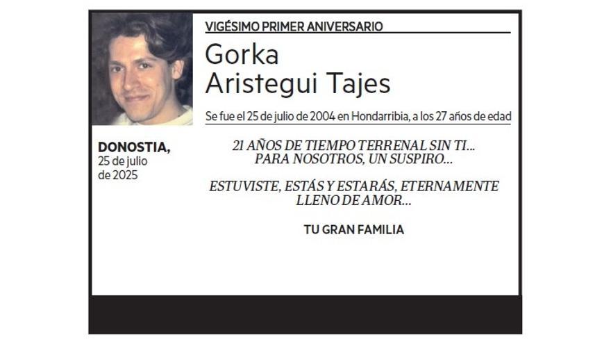 GORKA ARISTEGUI TAJES