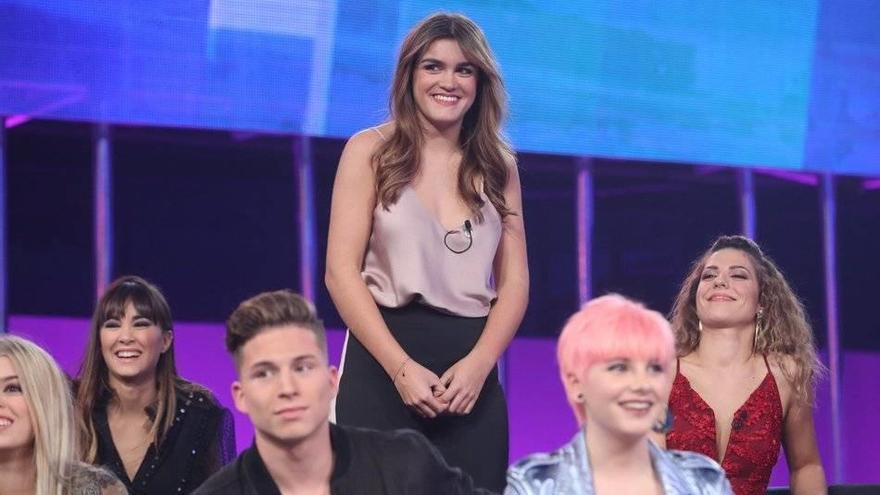 Amaia Romero durante la valoración el jurado en la gala 4.
