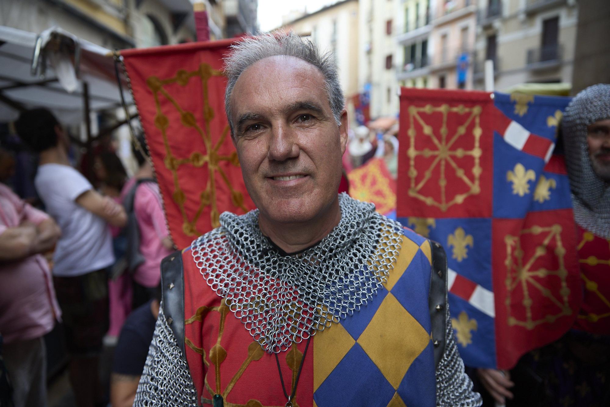 Fotos de la ceremonia de coronación de Carlos III, rey que unificó los tres burgos de Pamplona