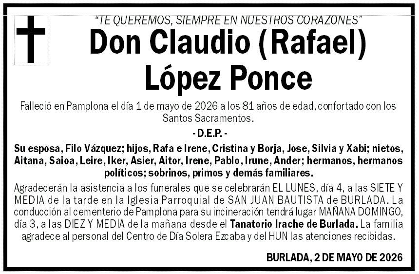 Claudio (Rafael) López Ponce